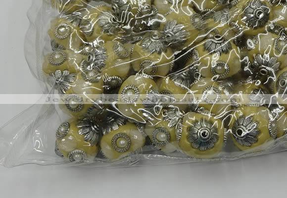 CIB501 22mm round fashion Indonesia jewelry beads wholesale