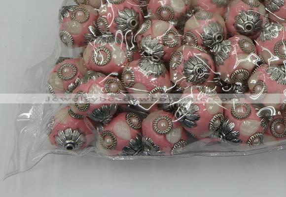 CIB502 22mm round fashion Indonesia jewelry beads wholesale