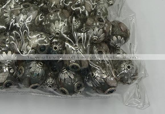 CIB515 22mm round fashion Indonesia jewelry beads wholesale