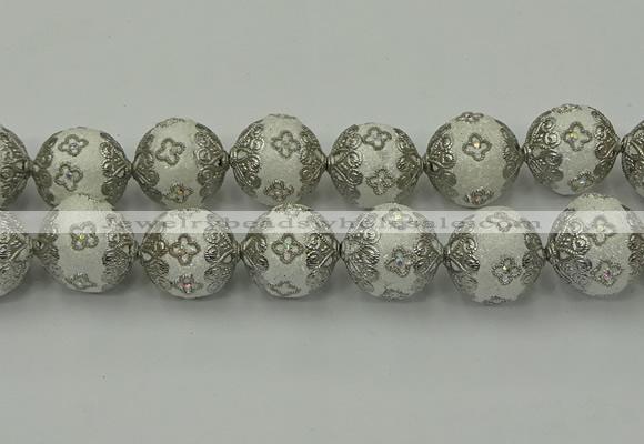 CIB545 22mm round fashion Indonesia jewelry beads wholesale