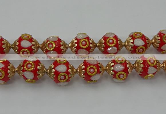 CIB547 22mm round fashion Indonesia jewelry beads wholesale