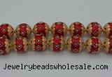 CIB549 22mm round fashion Indonesia jewelry beads wholesale