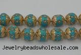 CIB550 22mm round fashion Indonesia jewelry beads wholesale