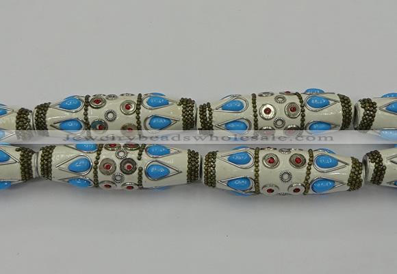 CIB560 16*60mm rice fashion Indonesia jewelry beads wholesale