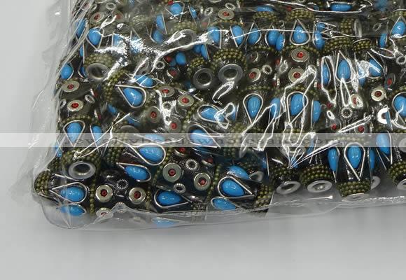 CIB573 16*60mm rice fashion Indonesia jewelry beads wholesale