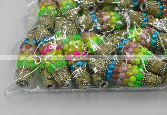 CIB581 16*60mm rice fashion Indonesia jewelry beads wholesale