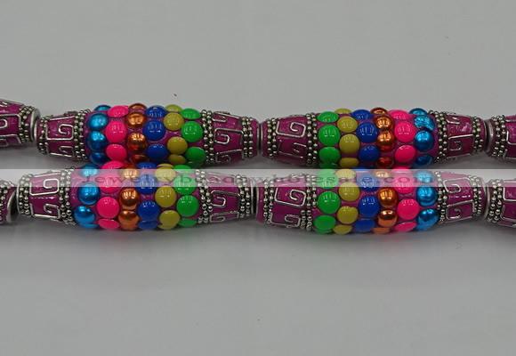 CIB584 16*60mm rice fashion Indonesia jewelry beads wholesale