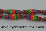 CIB586 16*60mm rice fashion Indonesia jewelry beads wholesale