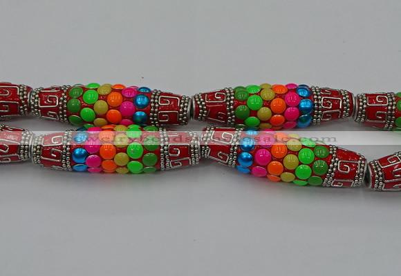 CIB586 16*60mm rice fashion Indonesia jewelry beads wholesale