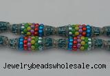 CIB587 16*60mm rice fashion Indonesia jewelry beads wholesale