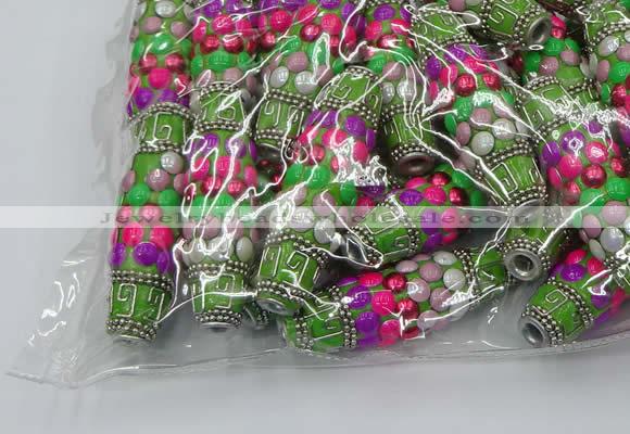 CIB590 16*60mm rice fashion Indonesia jewelry beads wholesale