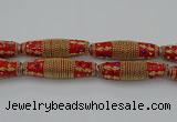 CIB605 16*60mm rice fashion Indonesia jewelry beads wholesale