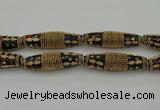 CIB612 16*60mm rice fashion Indonesia jewelry beads wholesale