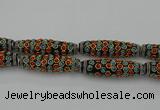 CIB640 16*60mm rice fashion Indonesia jewelry beads wholesale