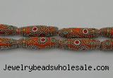 CIB647 16*60mm rice fashion Indonesia jewelry beads wholesale