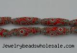 CIB648 16*60mm rice fashion Indonesia jewelry beads wholesale