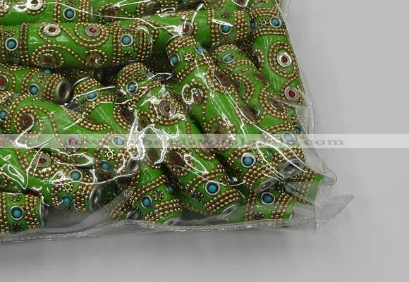 CIB674 16*60mm rice fashion Indonesia jewelry beads wholesale