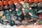 CIBS06 15 inches 20mm coin indian agate gemstone beads wholesale