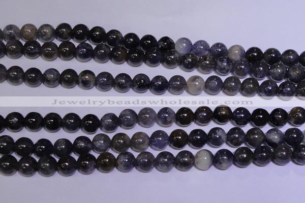 CIL02 15.5 inches 7mm round natural iolite gemstone beads