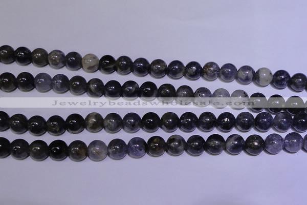 CIL03 15.5 inches 8mm round natural iolite gemstone beads