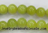 CKA06 15.5 inches 12mm round Korean jade gemstone beads