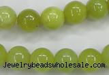 CKA07 15.5 inches 14mm round Korean jade gemstone beads