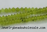 CKA10 15.5 inches 3*5mm rondelle Korean jade gemstone beads