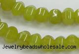 CKA14 15.5 inches 6*10mm rondelle Korean jade gemstone beads