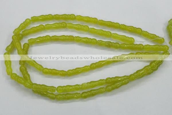 CKA20 15.5 inches 8*28mm bone Korean jade gemstone beads