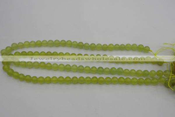 CKA203 15.5 inches 8mm round Korean jade gemstone beads