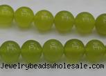 CKA204 15.5 inches 10mm round Korean jade gemstone beads