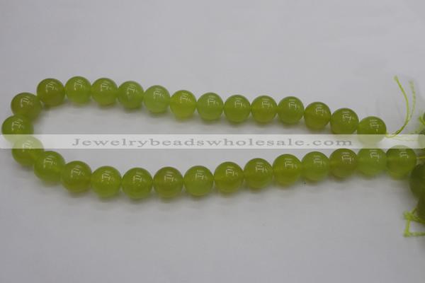 CKA206 15.5 inches 14mm round Korean jade gemstone beads