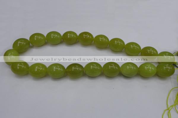 CKA210 15.5 inches 15*20mm egg-shaped Korean jade gemstone beads