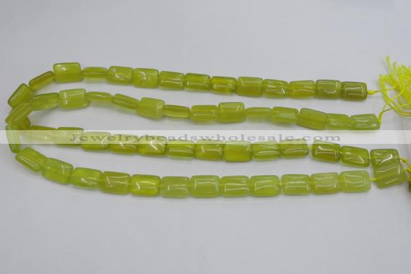 CKA260 15.5 inches 10*14mm rectangle Korean jade gemstone beads