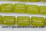 CKA261 15.5 inches 12*16mm rectangle Korean jade gemstone beads