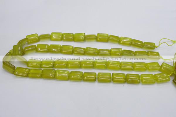 CKA261 15.5 inches 12*16mm rectangle Korean jade gemstone beads