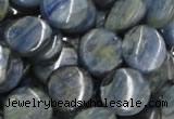 CKC03 16 inches 30mm flat round natural kyanite beads wholesale