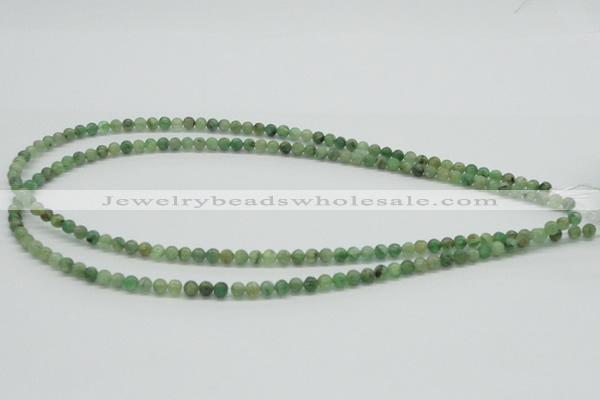 CKC100 16 inches 5mm round natural green kyanite beads wholesale