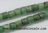 CKC104 16 inches 6*8mm column natural green kyanite beads wholesale