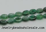 CKC109 16 inches 6*8mm oval natural green kyanite beads wholesale