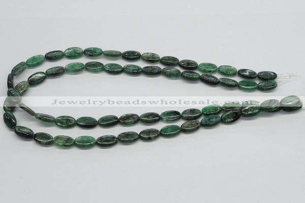 CKC111 16 inches 8*14mm oval natural green kyanite beads wholesale