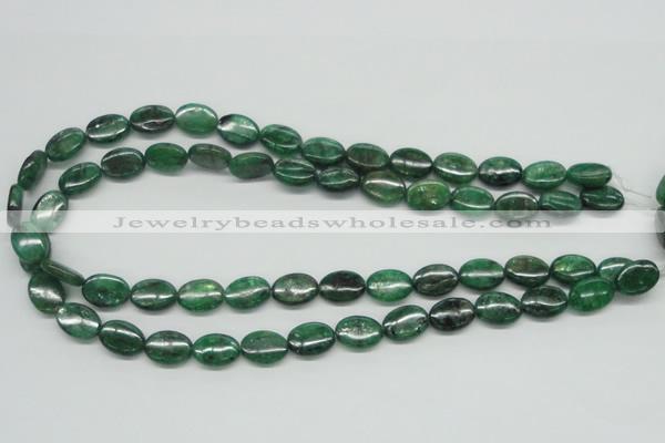 CKC112 16 inches 10*14mm oval natural green kyanite beads wholesale