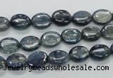 CKC204 15.5 inches 8*10mm oval natural kyanite beads wholesale