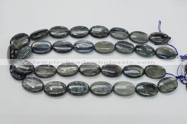 CKC209 15.5 inches 18*25mm oval natural kyanite beads wholesale