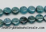 CKC21 16 inches 10mm flat round natural kyanite beads wholesale