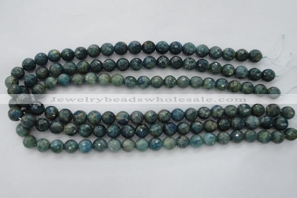 CKC223 15.5 inches 10mm faceted round natural kyanite beads wholesale