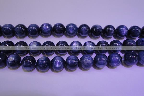 CKC428 15.5 inches 14mm round AAA grade natural blue kyanite beads