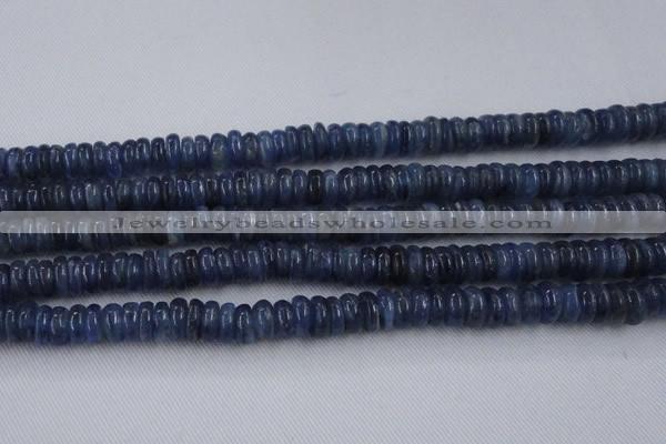 CKC503 15.5 inches 4*10mm rondelle natural Brazilian kyanite beads