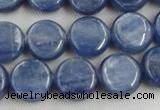 CKC510 15.5 inches 6mm flat round natural Brazilian kyanite beads