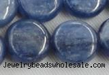 CKC517 15.5 inches 20mm flat round natural Brazilian kyanite beads